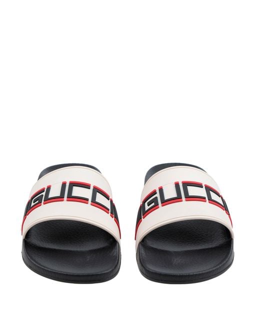 Gucci slides best sale stripe