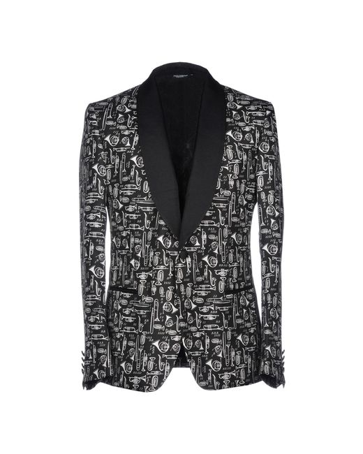 Dolce & Gabbana Black Suit Jacket for men