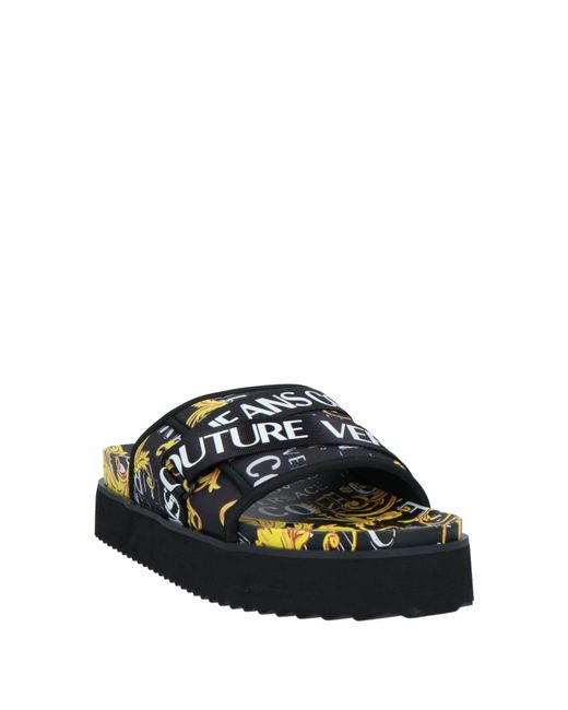 Versace Jeans Couture Black Sandals for men