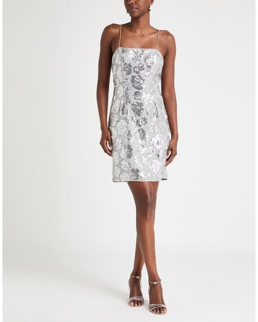 ROTATE BIRGER CHRISTENSEN Gray Mini Dress
