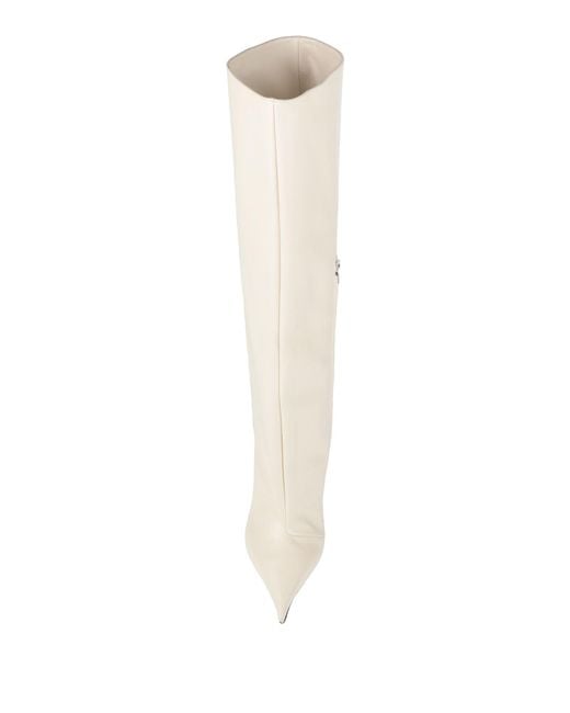 Mugler White Boot