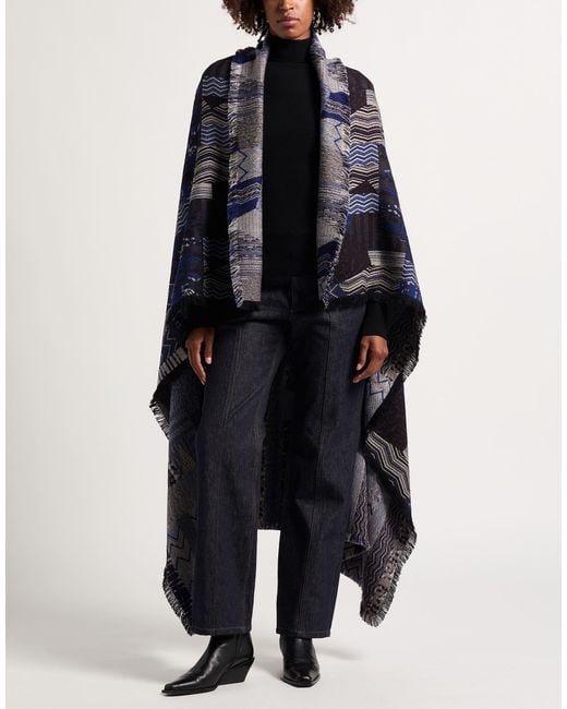 Cape Missoni en coloris Blue