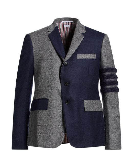 Thom Browne Blue Blazer Wool for men
