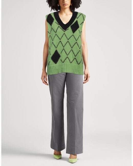 Plan C Green Sweater Mohair Wool, Polyamide, Wool