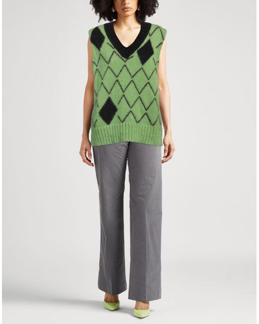 Plan C Green Sweater Mohair Wool, Polyamide, Wool