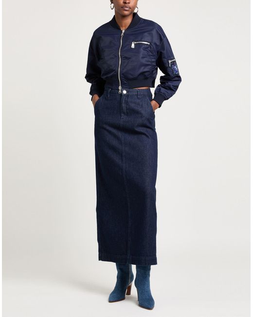 ERMANNO FIRENZE Blue Jacket Polyamide