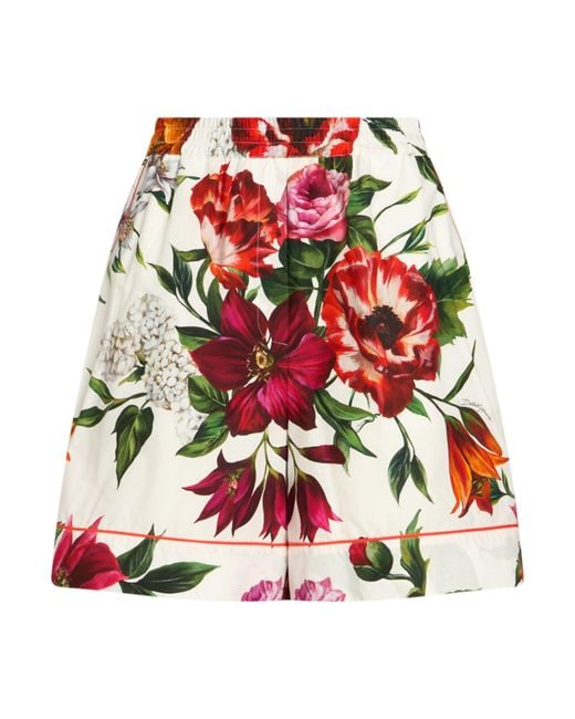 Dolce & Gabbana Red Shorts & Bermuda Shorts Cotton