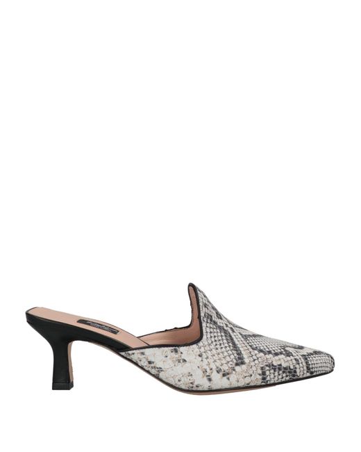 Roberto Botticelli White Mules & Clogs