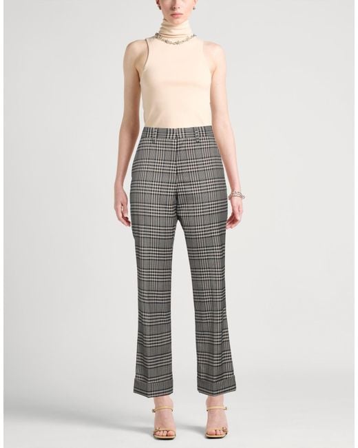 Kolor Gray Pants Polyester, Bio Acetate, Polyurethane