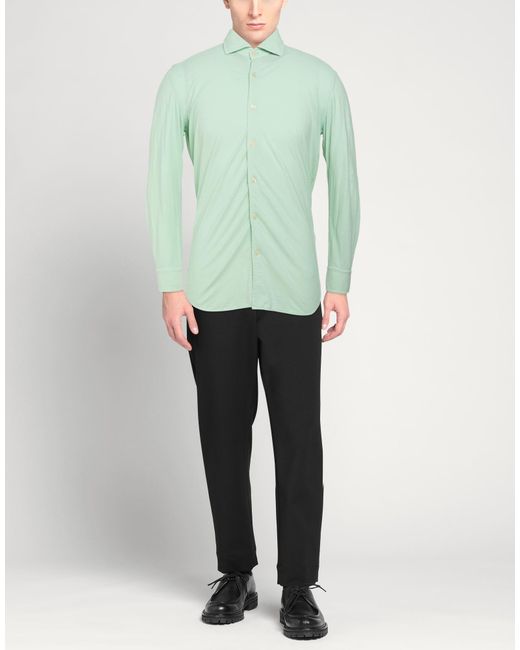 Guglielminotti Green Shirts for men