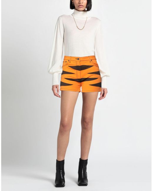 Moschino Orange Shorts & Bermuda Shorts