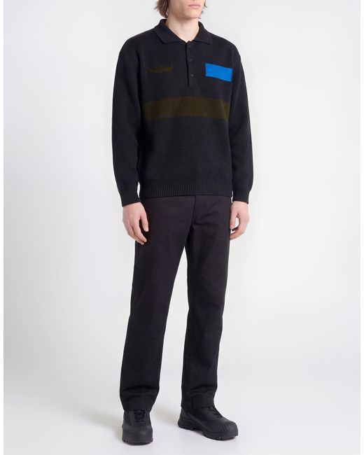 GR10K Blue Charcoal Sweater Wool, Acrylic for men