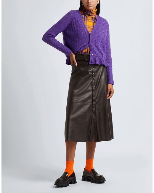 8 by YOOX Purple Cardigan