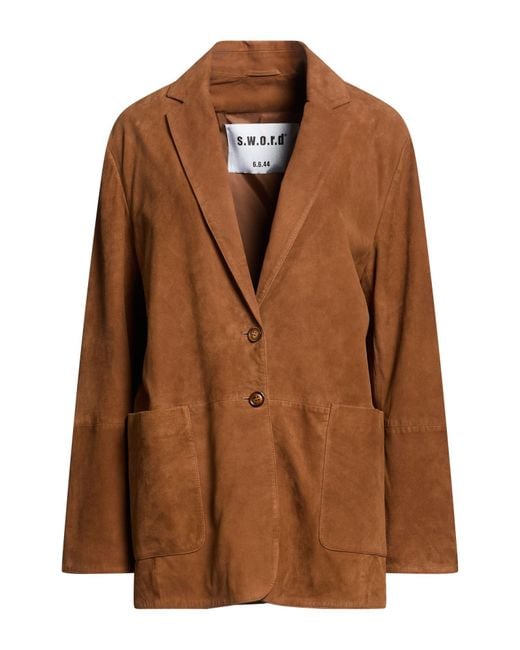 S.w.o.r.d 6.6.44 Brown Blazer