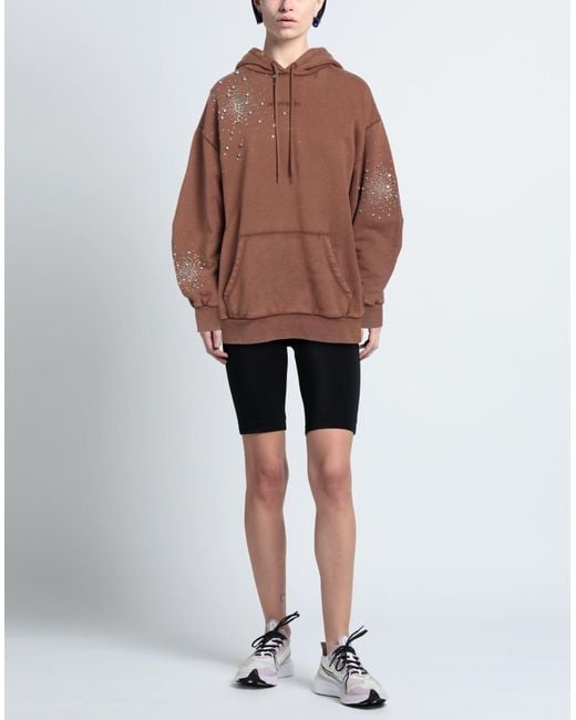 DES_PHEMMES Brown Chocolate Sweatshirt Cotton