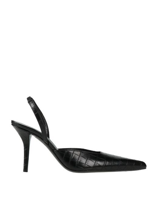 Gia Borghini Black Pumps Synthetisches Material