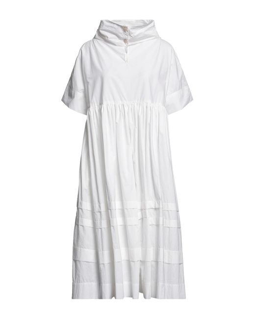 Gentry Portofino White Midi Dress