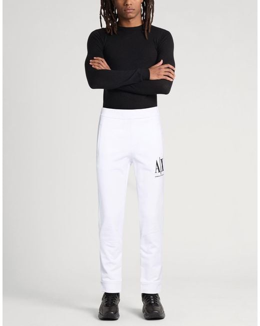 ARMANI EXCHANGE White Trouser for men