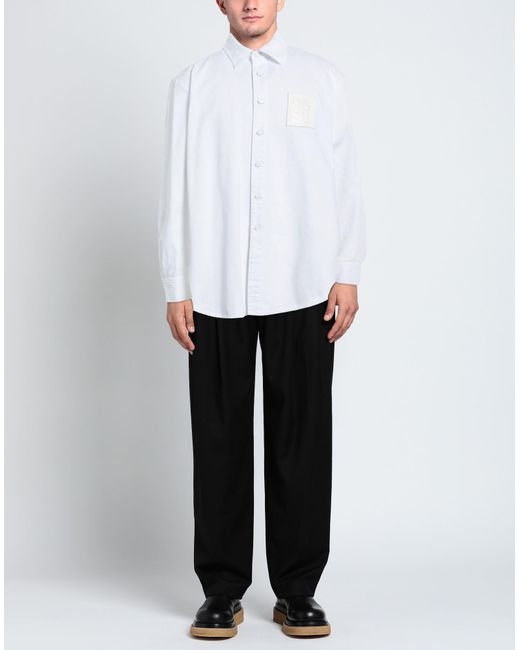 Raf Simons White Denim Shirt for men