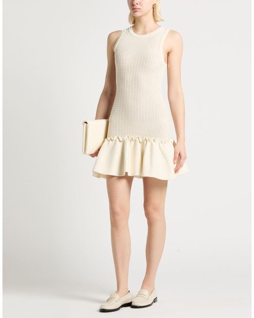 Sandro Natural Mini Dresses