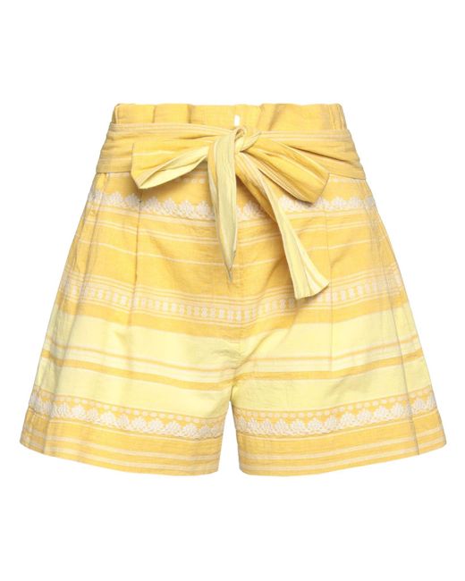 Vanessa Bruno Yellow Shorts & Bermuda Shorts
