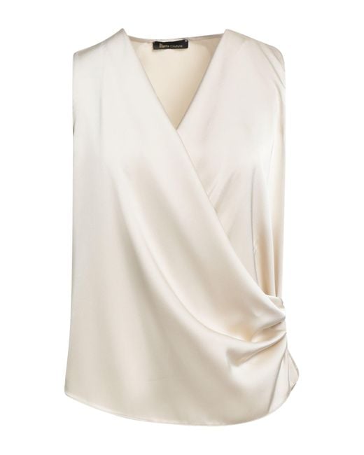 Hanita White H Couture Top Polyester