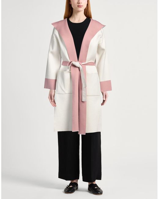 ViCOLO Pink Overcoat & Trench Coat