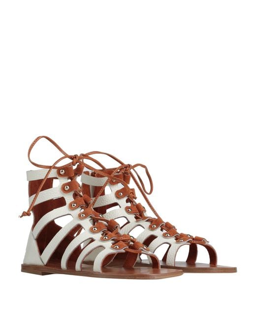 Pollini White Sandale