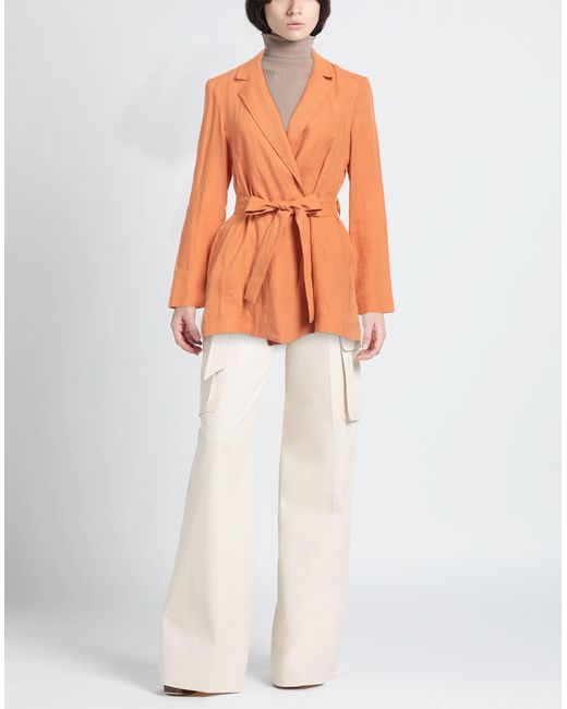 Niu Orange Blazer Linen, Cotton