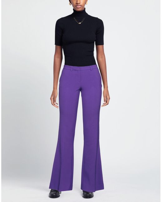 SIMONA CORSELLINI Purple Pants