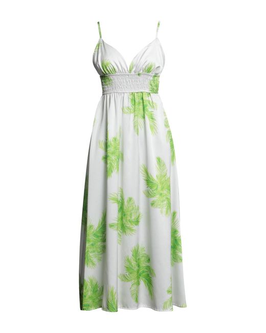 Berna Green Midi Dress