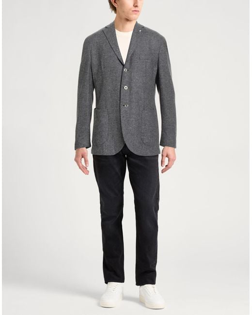 Blazer di L.b.m. 1911 in Gray da Uomo