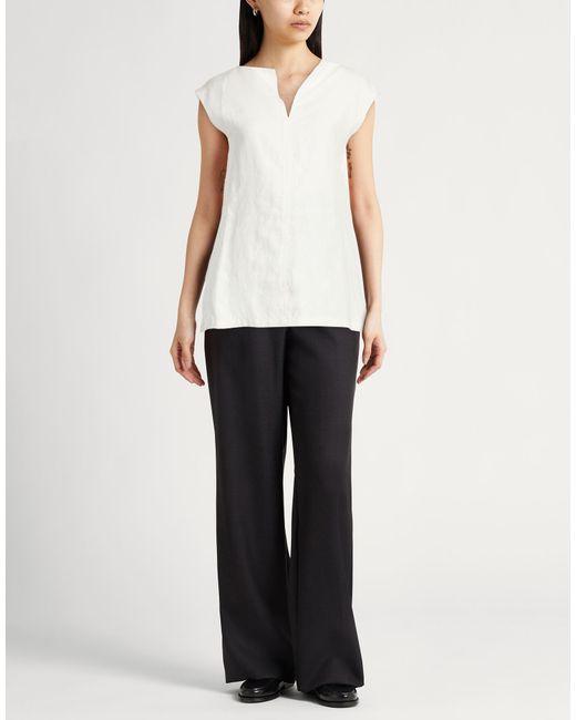 Max Mara White Tops
