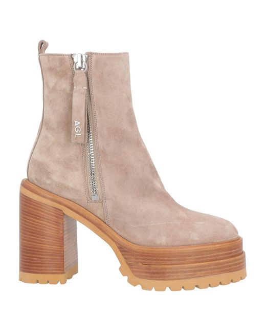 Agl Attilio Giusti Leombruni Ankle Boots in Natural Lyst Australia