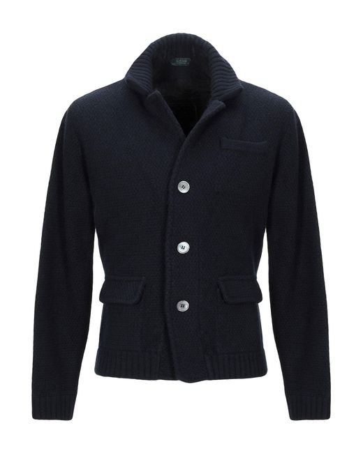 Zanone Blue Suit Jacket for men
