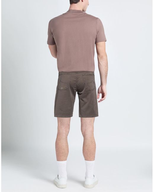 Jacob Coh?n Gray Shorts & Bermuda Shorts Cotton, Elastane for men