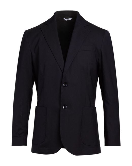 Cruna Blue Blazer Wool, Polyester, Elastane for men