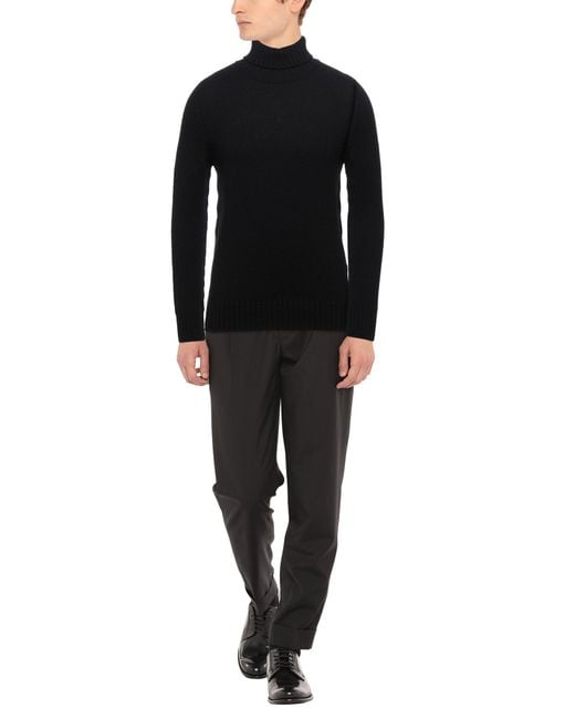 Drumohr Black Turtleneck for men
