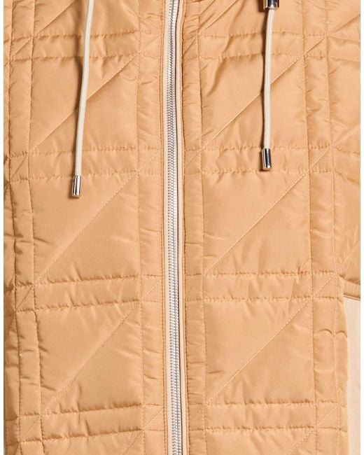 Moorer Natural Camel Puffer Polyester