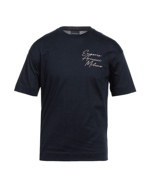 T-shirt Emporio Armani pour homme en coloris Blue