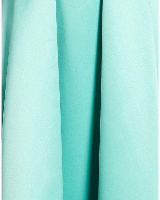 Pinko Green Maxi Dress Polyester
