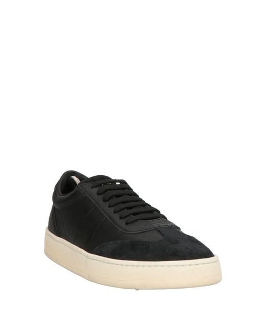 Officine Creative Black Sneakers Leather for men