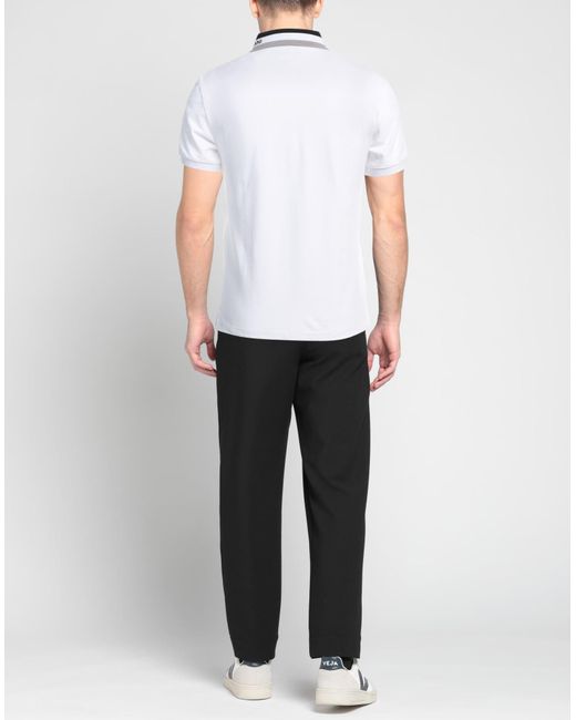 Emporio Armani White Polo Shirt for men