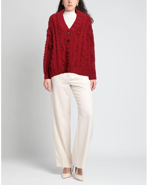 Dolce & Gabbana Red Cardigan