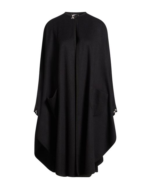 Kiton Black Coat Cashmere