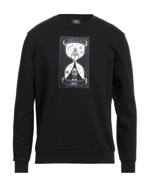Héros Black Sweatshirt for men