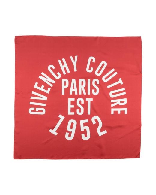 Givenchy Red Scarf