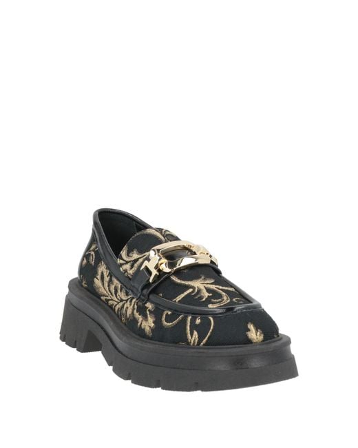 Nila & Nila Gray Loafers Textile Fibers