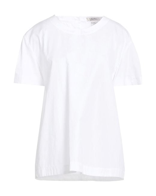 Max Mara White Top Cotton