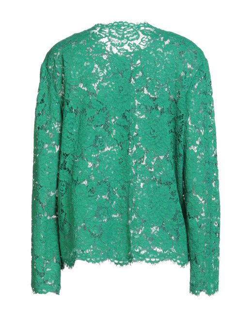 Dolce & Gabbana Green Jacket Viscose, Cotton, Polyamide